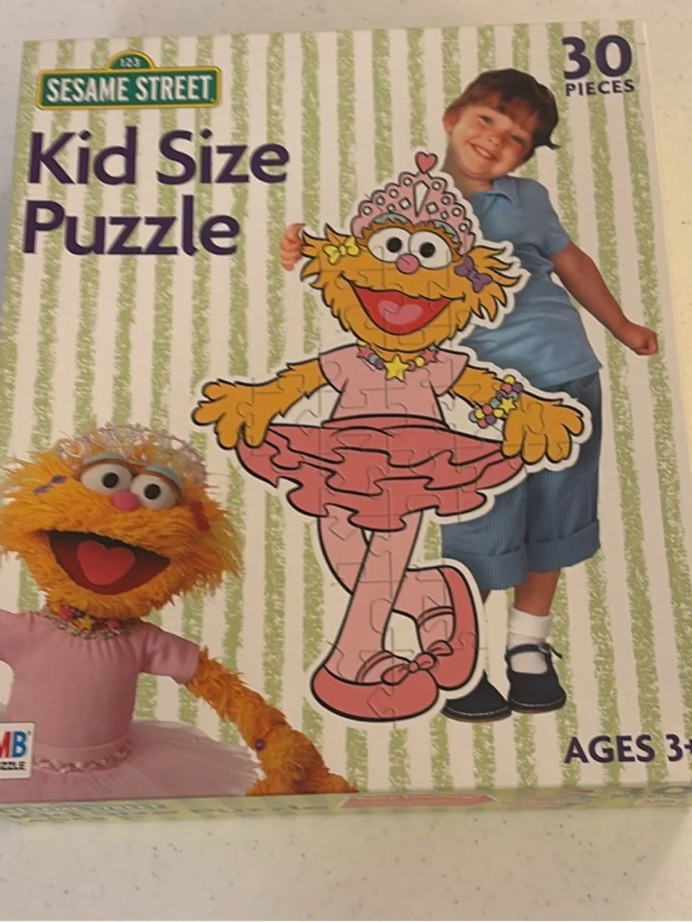 NIB Vintage Sesame Street Zoe Floor Puzzle
